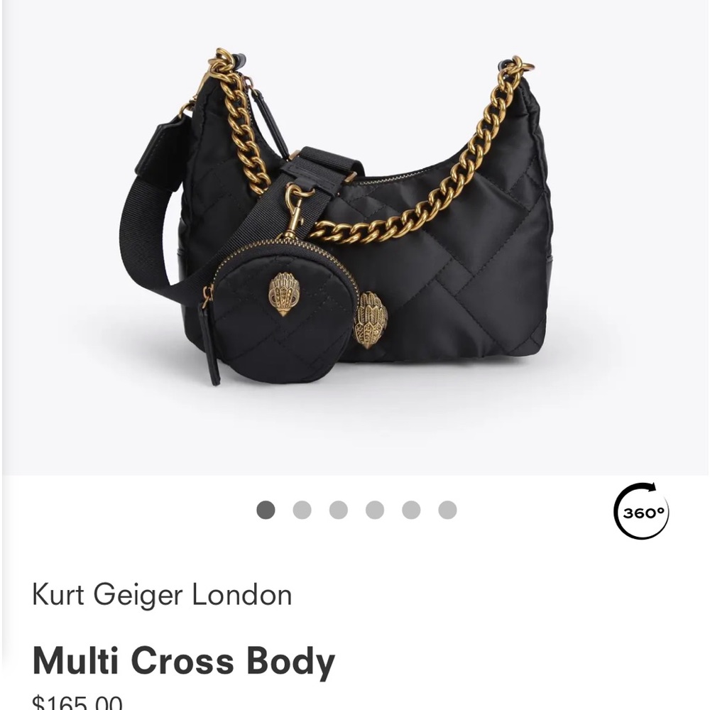 Kurt Geiger London Black Multi Crossbody